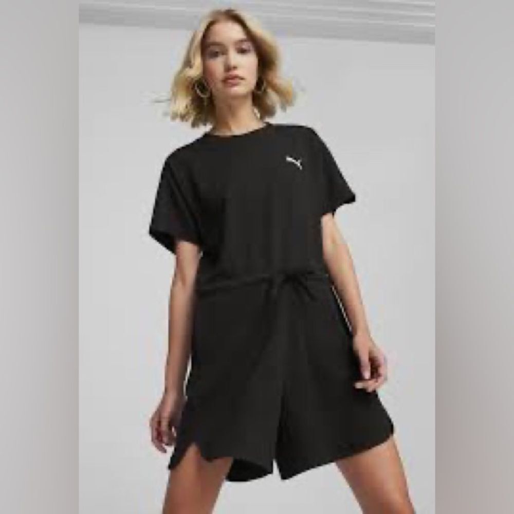 EUC! Women’s Puma Black Romper One Piece - Medium